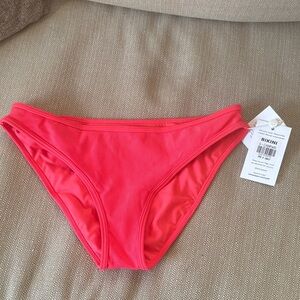 Vibrant coral pink Bikini Bottom